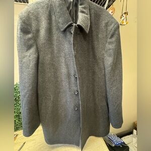 Chaps wool blend herringbone men’s pea coat, XXL